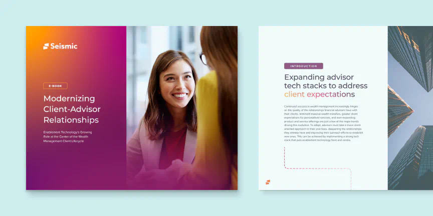 FS Hub Modernizing Client Advisor
